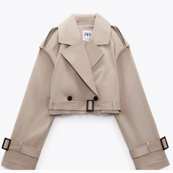 Zara Jackets & Blazers - Zara Cropped Trench Coat